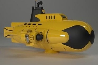 submarino juguete juguetes Armada militar 3d print model - Mito3D