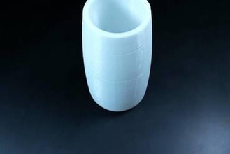 subtle teardrop vase your home vases flower tear drop 3d print model - Mito3D