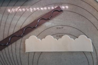 sugar paste ribbon cutter pattern your home cookie cake baking freecad prusa i3 mk2 slic3r 3d print model - Mito3D