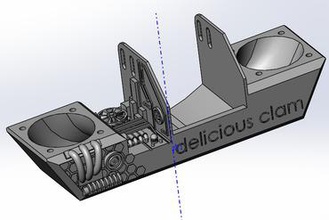 super fan duct ultimaker -- delicious clam 3d printer parts enhancements 3d print model - Mito3D