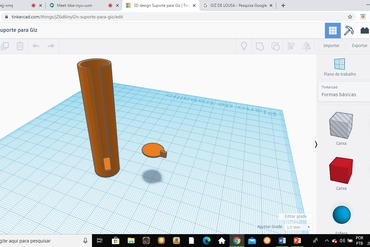 suporte para giz 3d yazıcı donanımları parçaları molde impressora impresora lousa 3D print model - Mito3D