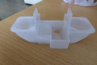 soporte de doble ventilador um2 Impresora 3d piezas mejoras 3d print model - Mito3D