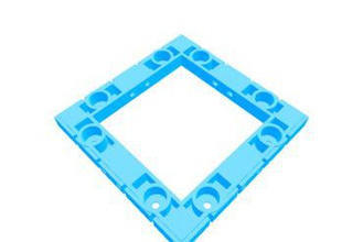 soporte de imán mazmorra tile 2x2 juegos pathfinder azulejo no molestar el 3d print model - Mito3D