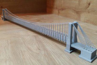 suspension bridge andere 3d print model - Mito3D