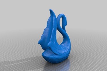 kuğu yer önbellek 3D print model - Mito3D