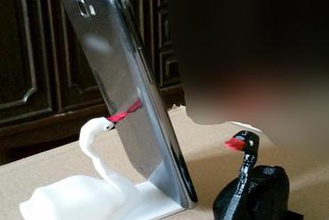Kuğu akıllı telefon sahibi ev swan desteği 3d print model - Mito3D