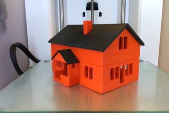 swedish farm house miniatures model household trains scale mail scandinavian 3d print model - Mito3D