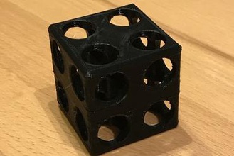 swiss cube Kunst 3d print model - Mito3D