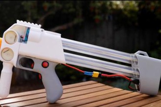 sylphrena nerf hirricane bullpup blaster yarışma outofdarts dışarı dart silah hır 3dpgnerf4um2 3d print model - Mito3D