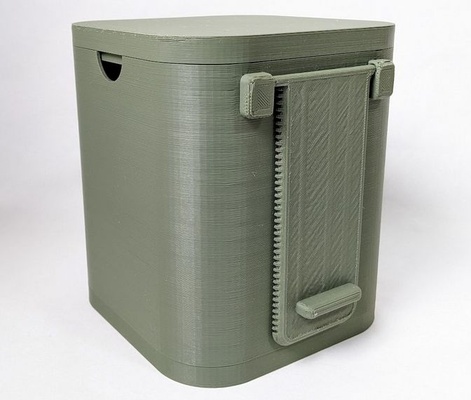 masa tuvalet kağıt durum kılıf kolay kesim kulp destek 3d print model - Mito3D