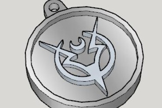 contos zestiria emblema da chave de cadeia Impressora 3d peças acessórios 3d print model - Mito3D