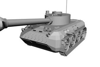 tank - Spielzeug 3d print model - Mito3D
