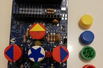 tapa tactil para micro interruptor 12 73 mm criador de diy bot n escornabot push o botão pulsador 3d print model - Mito3D