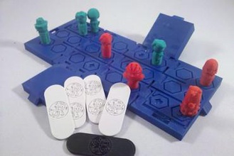 tardis run board game games doctor 3d print model - Mito3D