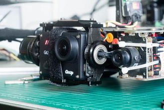 tbs discovery pro git2 gimbal adattatore gadget 3d print model - Mito3D