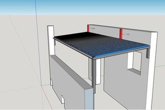 tejado una terraza Dachterrasse Ihre home Dach 3d print model - Mito3D