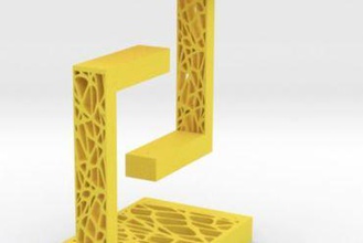 struttura tensegrità impossibile tabella art impossibles scatola decorazione decorazioni interior design 3d print model - Mito3D