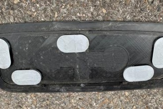 Tesla modelo 3 ahk nachr picado lago der Unterboden Platte bagunça g gadget Aussparung abdeckplatte 3d print model - Mito3D