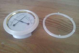 tfa thermo-hygrometer 45010022 452006 wall mount your home 3d print model - Mito3D