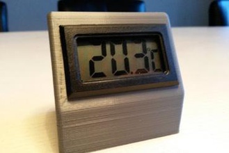 termometro custodia maker fai da te il alloggiamento congelatore l'acquario frigorifero 3d print model - Mito3D
