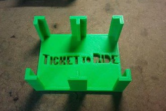 ticket ride card holder games boardgame 3d print model - Mito3D