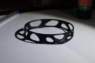 tiny bangle jewelry 3d print model - Mito3D