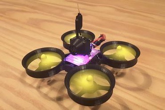 winzige whoop 2s 90 mm Polycarbonat ultimaker gadget original Kamera fpv cleanflight betaflight chaoli 85x20 7,4 Volt fx corelesscoreless motordrone antennafpv tinywhoop multirotot quadcoter volt sp racing evo naze32 3d print model - Mito3D