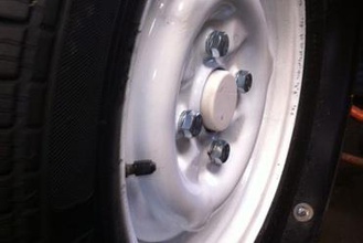 neumático tapa del cubo otros coche de los neumáticos las llantas concentrador cap 3d print model - Mito3D