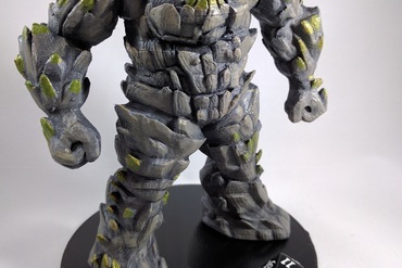 titan collezione miniature terra fuoco vento acqua elementale gigante monster diavolo dungeons dragons & dnd d&d 3D print model - Mito3D