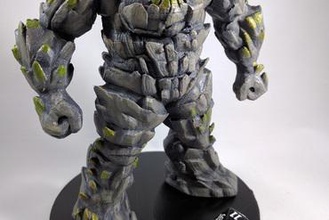 titan collection miniatures earth fire wind water elemental giant monster devil dungeons dragons & dnd d&d 3d print model - Mito3D