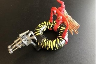 tmnt sewer party tube parts toys ninja turtles 3d print model - Mito3D