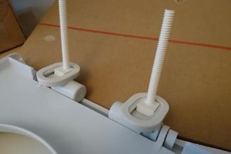 toilet seat assembly extender your home cersanit 3d print model - Mito3D