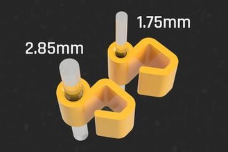 tom semplice filamento clip non solo fillamentum il bobine Stampante 3d di parti miglioramenti spool 3d print model - Mito3D