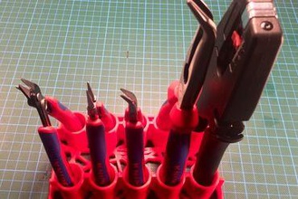 suporte de ferramenta alicates cortadores etc maker diy porta-ferramenta 3d print model - Mito3D
