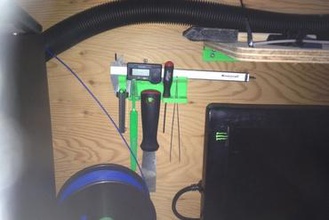 tool rack solidoodle 4 kit plus fueler gauge caliper 3d printer parts enhancements tools scraper 3d print model - Mito3D