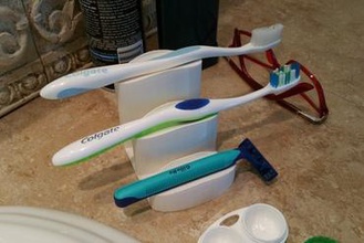 diş fırçası tutucu ev 3d print model - Mito3D