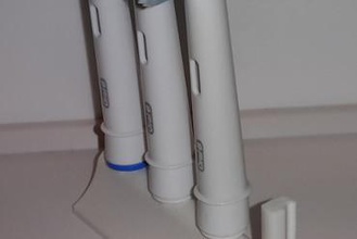 cepillo de dientes stand oral-b su casa titular eléctrico 3d print model - Mito3D