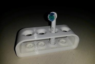 toothbrush station your home 3d print model - Mito3D