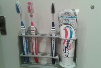 diş macunu, fırçası tutucu ev macunu banyo dolap 3d print model - Mito3D