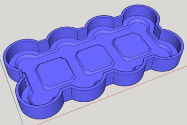 alto basso 8 pezzi tipo 20700 cellule maker fai da te 3D print model - Mito3D