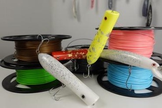topwater popper spina pesca adescare creatore Fai esca per pescare esche luremaking fabbricazione 3d print model - Mito3D