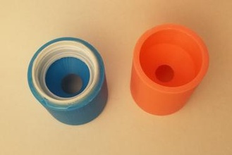 tornado tubo educación vórtice líquido dinámica torbellino botella 3d print model - Mito3D