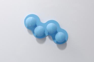 4 havlu kanca - blob ev askı banyo 3d print model - Mito3D