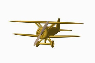 Spielzeug-Flugzeug - Spielzeug 3d print model - Mito3D