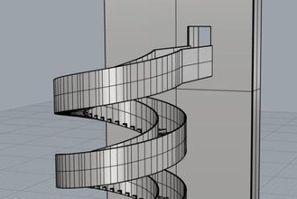 giocattolo scala a chiocciola i giocattoli scalinata spirale 3d print model - Mito3D