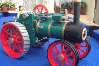 traction engine - Spielzeug 3d print model - Mito3D