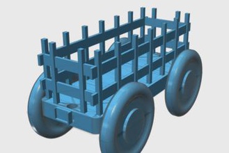 remolque de tractor publicado anteriormente los juguetes juguete 3d print model - Mito3D