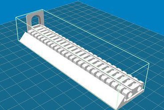 el tren n escala expositor las miniaturas 3d print model - Mito3D
