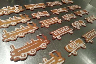 conjunto de tren cortadores galletas su casa cookie cortador navidad daniel noree barspin 3d print model - Mito3D