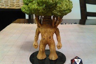 tree being miniatures ent planter monster tabletop rpg wargaming gaming roleplaying 3d print model - Mito3D